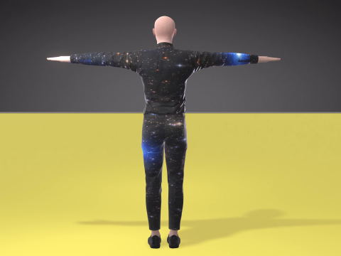 Bald man 3D मॉडल