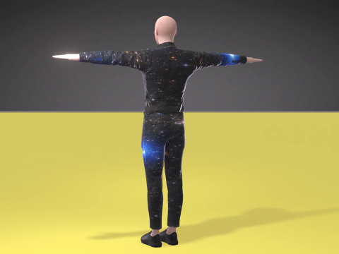 Bald man 3D मॉडल