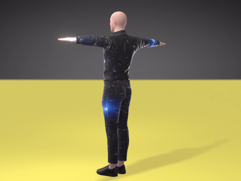 Bald man 3D मॉडल