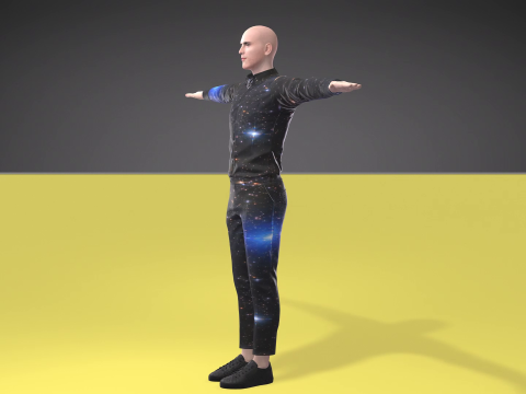 Bald man 3D मॉडल