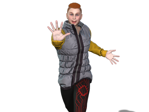 Realistic 3D Boy Character Model Game-Ready 3D Model