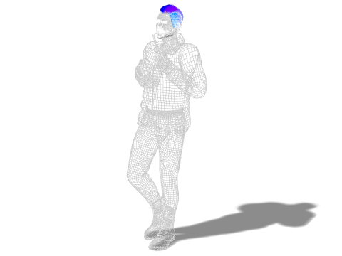 Realistic 3D Boy Character Model Game-Ready 3D Model