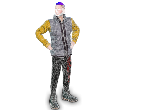 Realistic 3D Boy Character Model Game-Ready 3D Model