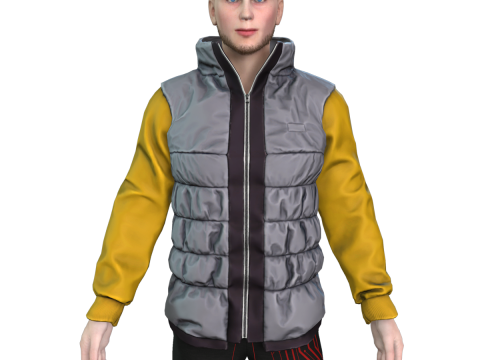 Realistic 3D Boy Character Model Game-Ready 3D Model