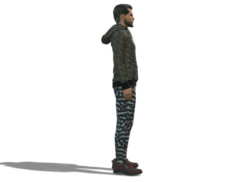 3D Male Character Model - Fashion Style Modelo 3D
