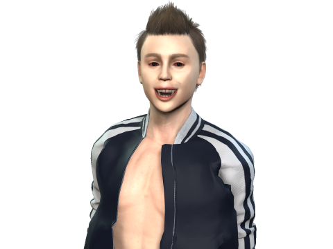 High-Quality 3D Male Character Model for Games Animations 3D Model