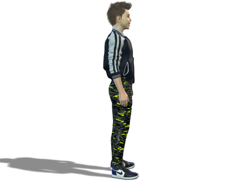 High-Quality 3D Male Character Model for Games Animations 3D Model