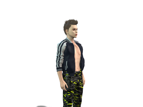 High-Quality 3D Male Character Model for Games Animations 3D Model