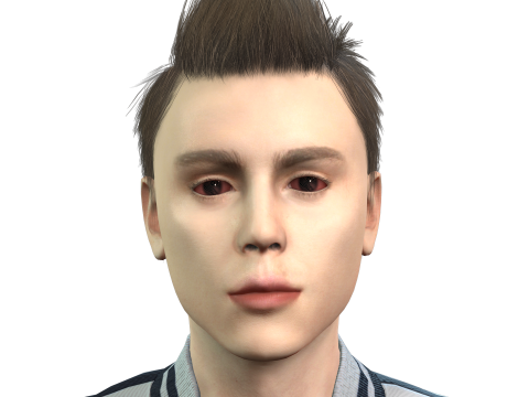 High-Quality 3D Male Character Model for Games Animations 3D Model