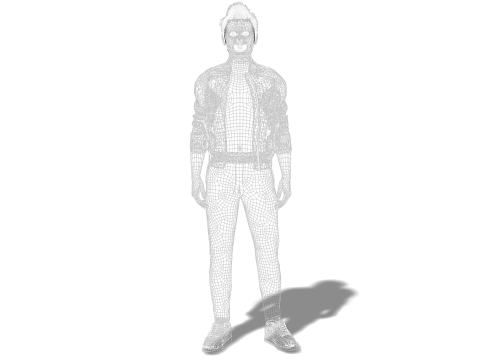High-Quality 3D Male Character Model for Games Animations 3D Model