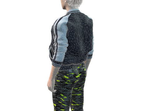 High-Quality 3D Male Character Model for Games Animations 3D Model