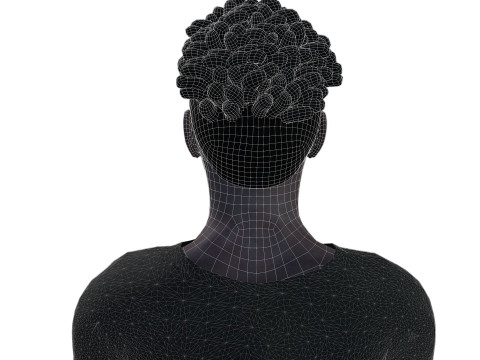 Realistic Black Man 3D Modell