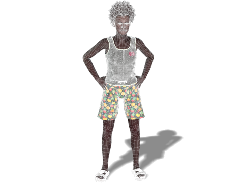 Stylized Black Boy Fully Textured Ready for Animation Games 3D Model