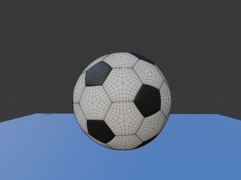 Realistic 3D Soccer Ball Game Animation Ready Low-Cost Model Model 3D