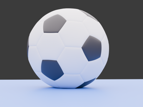Realistic 3D Soccer Ball Game Animation Ready Low-Cost Model Model 3D