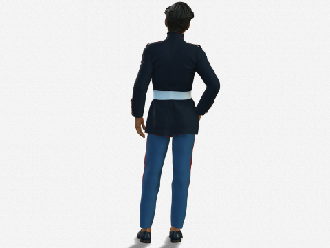 High-Quality 3D Soldier Boy Character Game Ready Rigged and Animated Modelo 3D