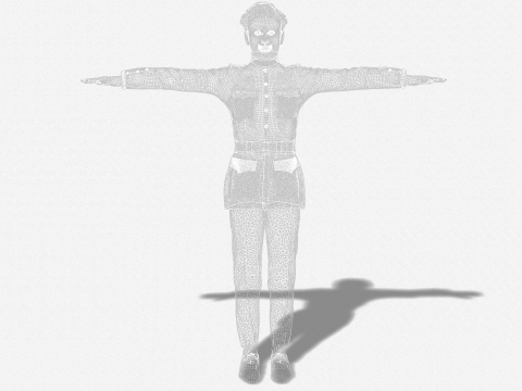 High-Quality 3D Soldier Boy Character Game Ready Rigged and Animated Modelo 3D