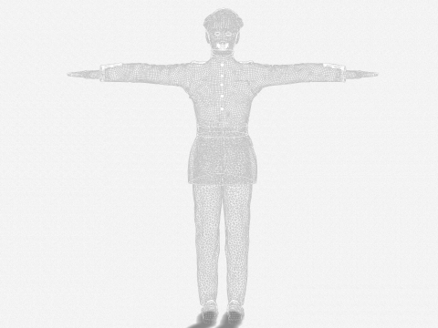 High-Quality 3D Soldier Boy Character Game Ready Rigged and Animated Modelo 3D