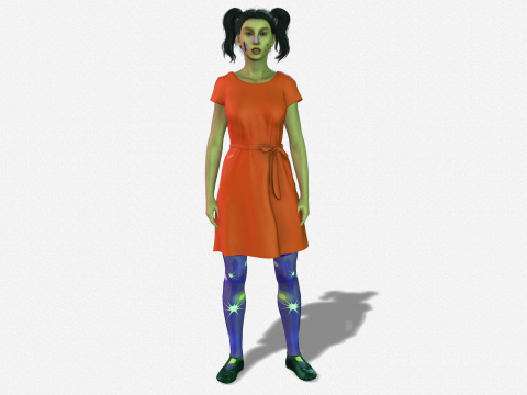 Realistic of a Beautiful Woman 3D Модель