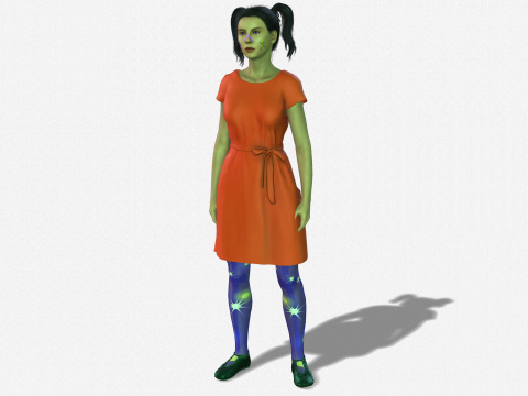 Realistic of a Beautiful Woman 3D Модель