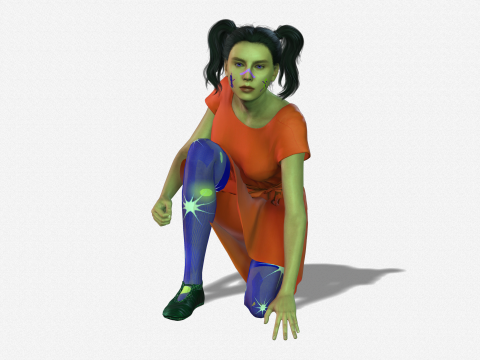 Realistic of a Beautiful Woman 3D Модель