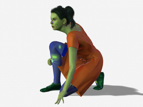 Realistic of a Beautiful Woman 3D Модель