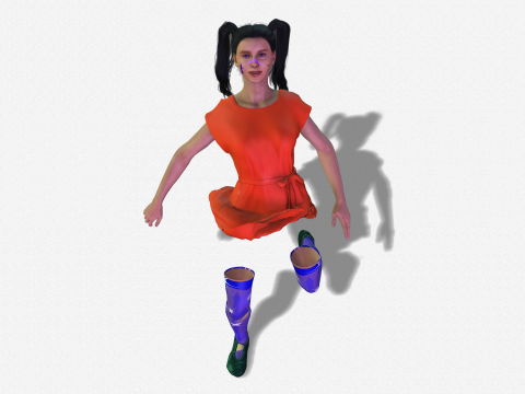 Realistic of a Beautiful Woman 3D Модель