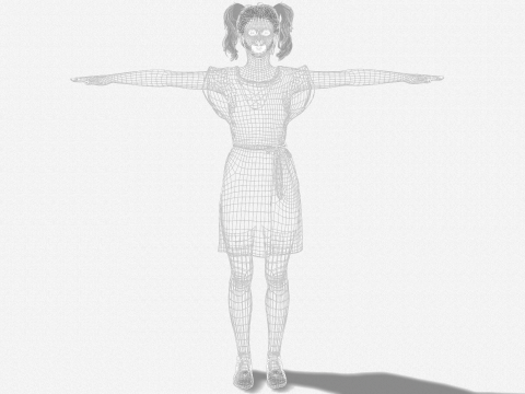 Realistic of a Beautiful Woman 3D Модель