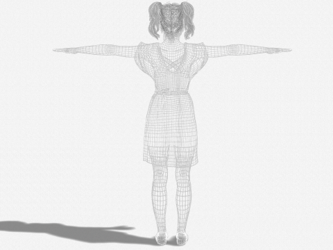 Realistic of a Beautiful Woman 3D Модель