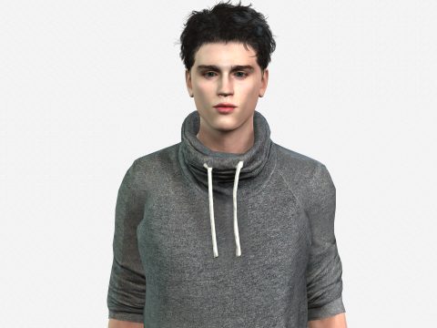 High-Quality Teenage Boy Game Animation Ready Modelo 3D