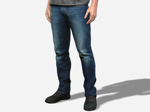 High-Quality Teenage Boy Game Animation Ready Modelo 3D