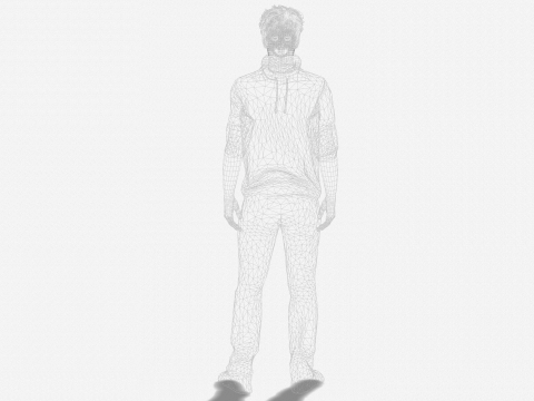 High-Quality Teenage Boy Game Animation Ready Modelo 3D