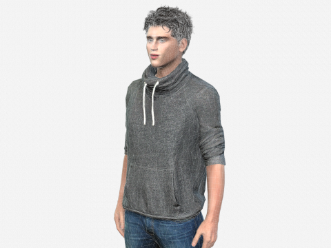 High-Quality Teenage Boy Game Animation Ready Modelo 3D