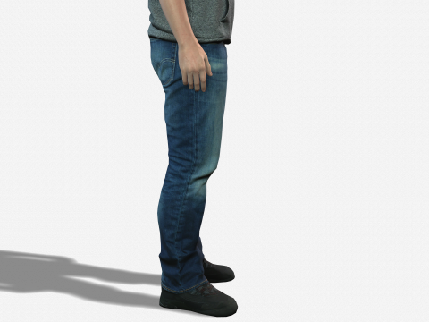 High-Quality Teenage Boy Game Animation Ready Modelo 3D