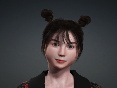 Presenting the model of people 3D Model
