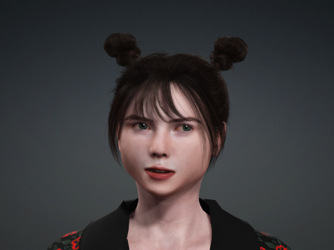 Presenting the model of people 3D Model