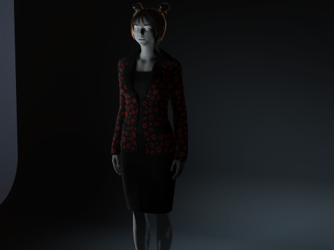 Presenting the model of people 3D Model