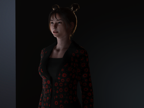 Presenting the model of people 3D Model