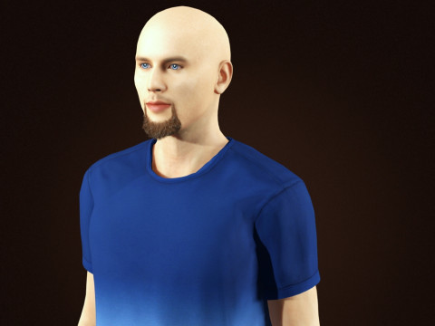 Mason Realistico personaggio maschile moderno CC4 - Pronto per iClone Pronto per il gioco Modello 3D