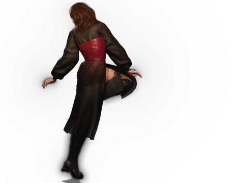 Cute Witch Enchanted Female Character CC4 iClone 8 Game-Ready Rigged Stylized Beauty 3D Model