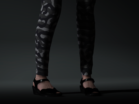 Realistische junge weibliche Figur, CC4 und iClone 8 bereit, hochwertiges PBR-stilisiertes modernes Outfit 3D Modell