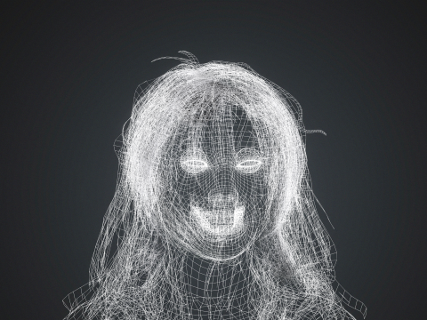 Stilisiertes Science-Fiction-Outfit für weibliche Charaktere, manipuliert und spielbereit 3D Modell