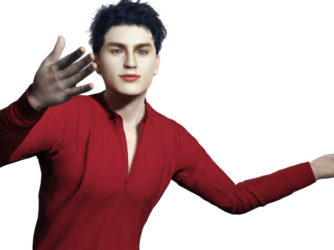 Ультрареалистичная модель мужского персонажа. Полностью детализированная PBR, готовая для анимации и кинематографического использования. 3D Модель