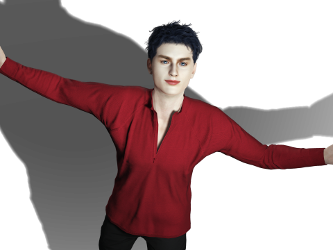 Ультрареалистичная модель мужского персонажа. Полностью детализированная PBR, готовая для анимации и кинематографического использования. 3D Модель