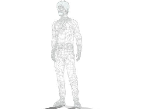 Ультрареалистичная модель мужского персонажа. Полностью детализированная PBR, готовая для анимации и кинематографического использования. 3D Модель