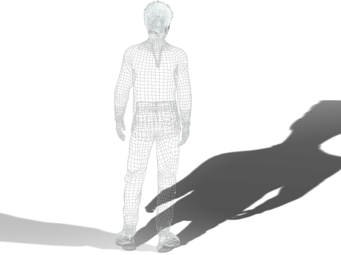 Ультрареалистичная модель мужского персонажа. Полностью детализированная PBR, готовая для анимации и кинематографического использования. 3D Модель