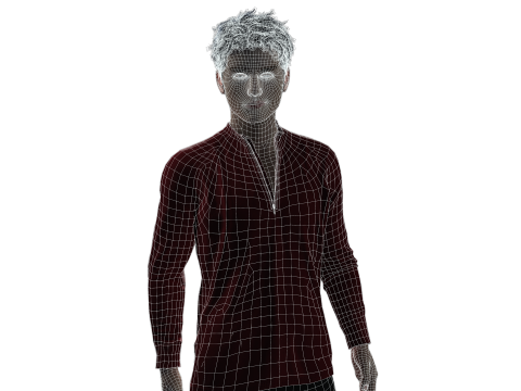 Ультрареалистичная модель мужского персонажа. Полностью детализированная PBR, готовая для анимации и кинематографического использования. 3D Модель