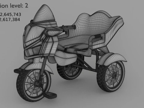 Triciclo per bambini Modello 3D