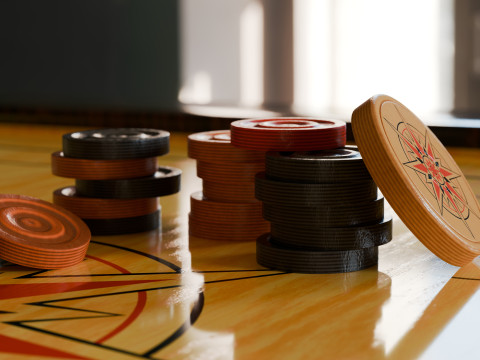 Carrom Board Model 3D