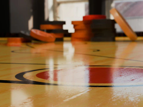 Carrom Board 3D Model